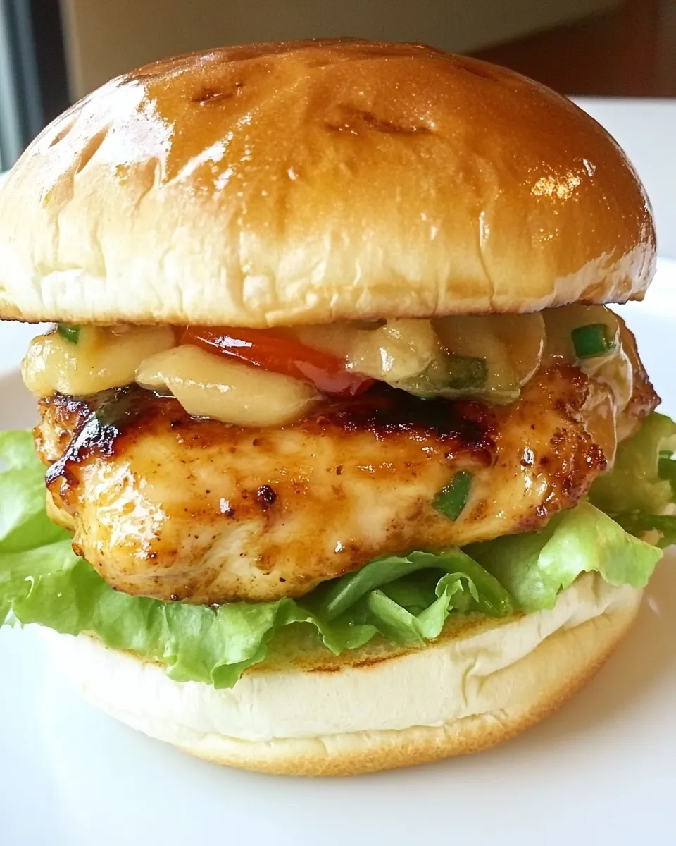 Homemade Creole Honey Mustard Chicken Sandwich photo