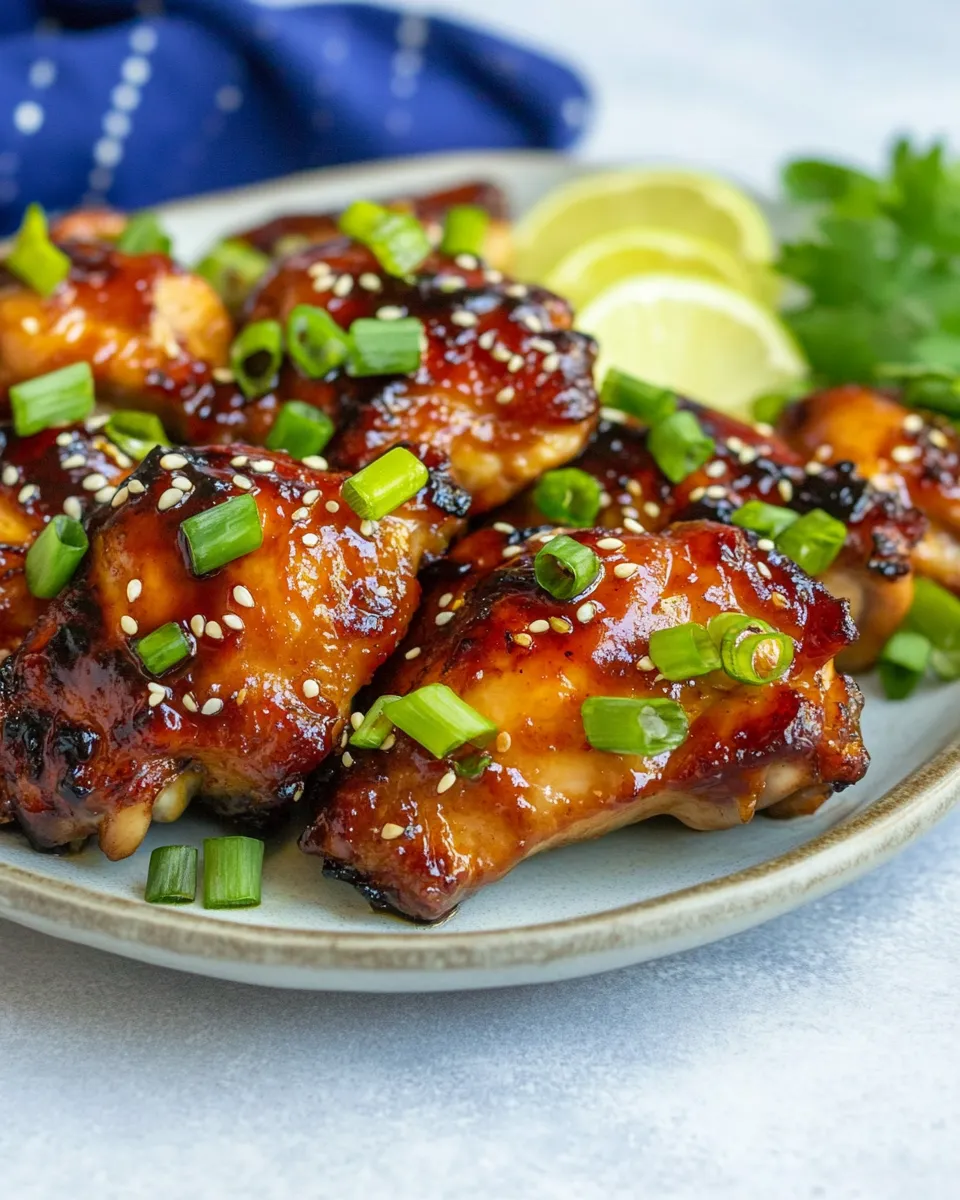 Easy Crispy Air Fryer Asian Chicken Thighs picture