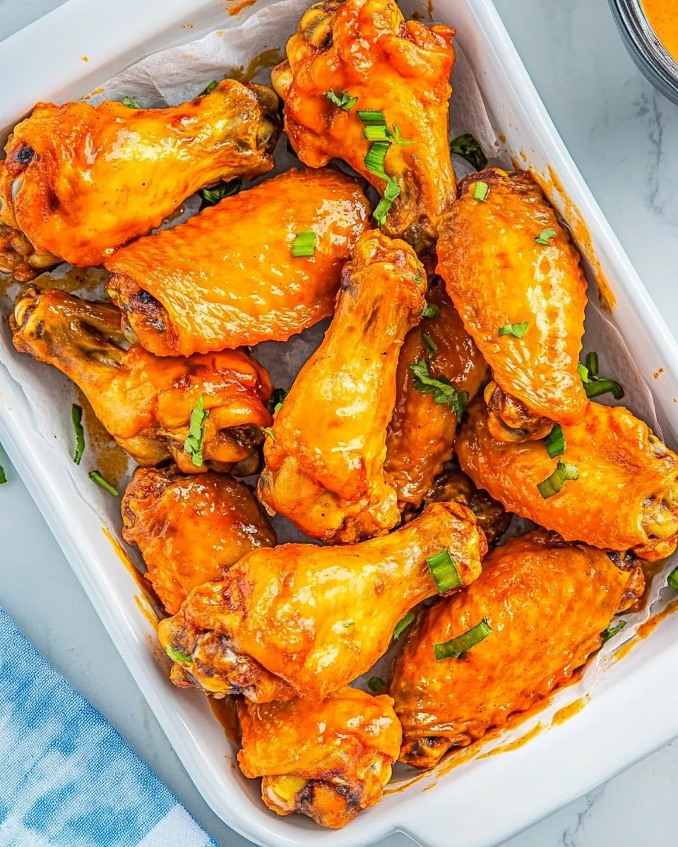 Easy Crispy Air Fryer Chicken Wings recipe photo