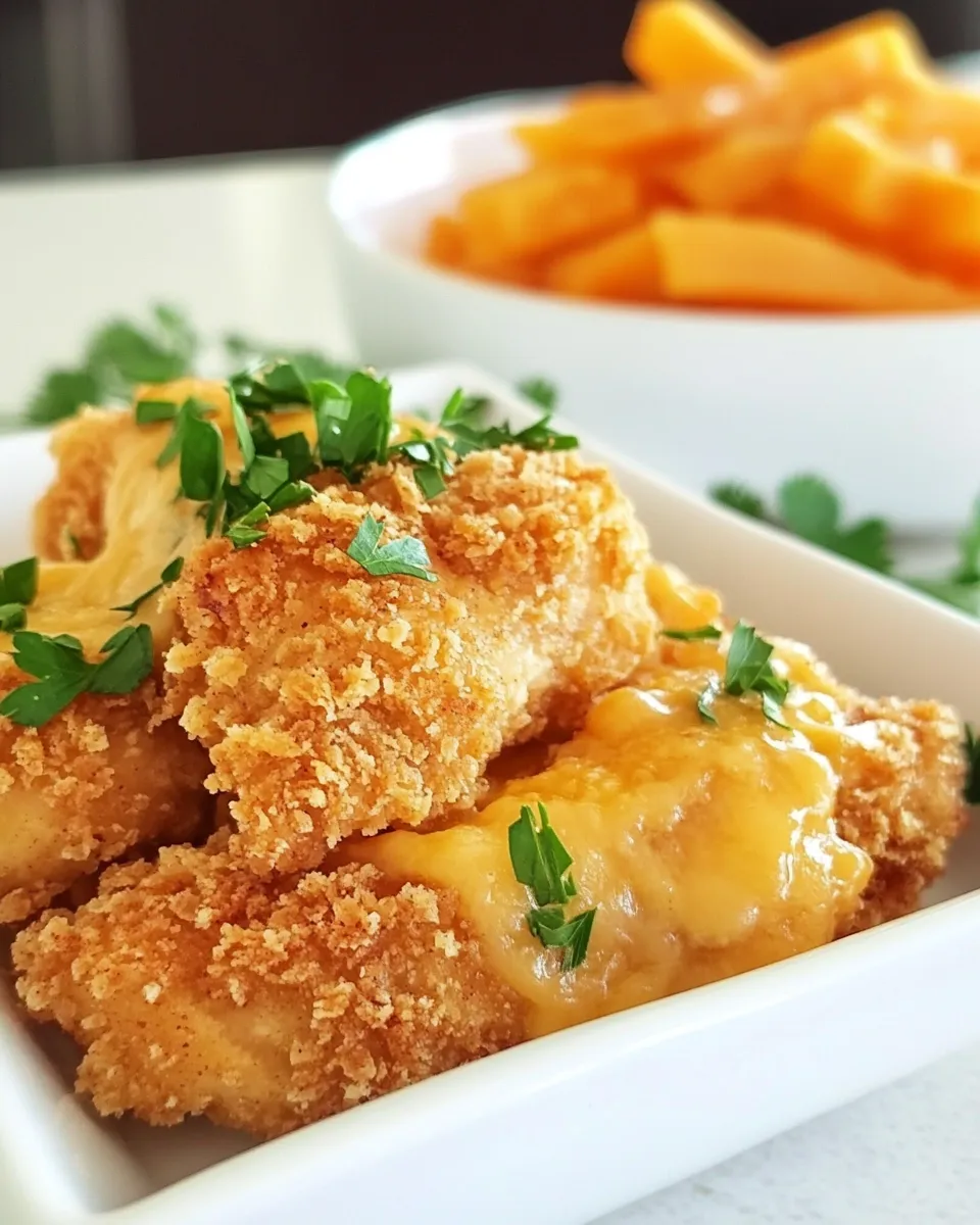 Homemade Crispy Cheddar Chicken photo