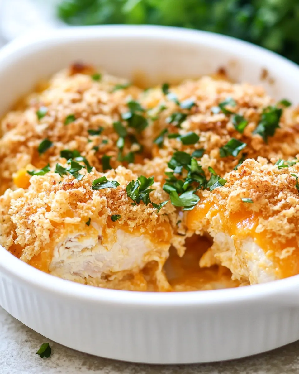 Easy Crispy Cheddar Chicken recipe photo