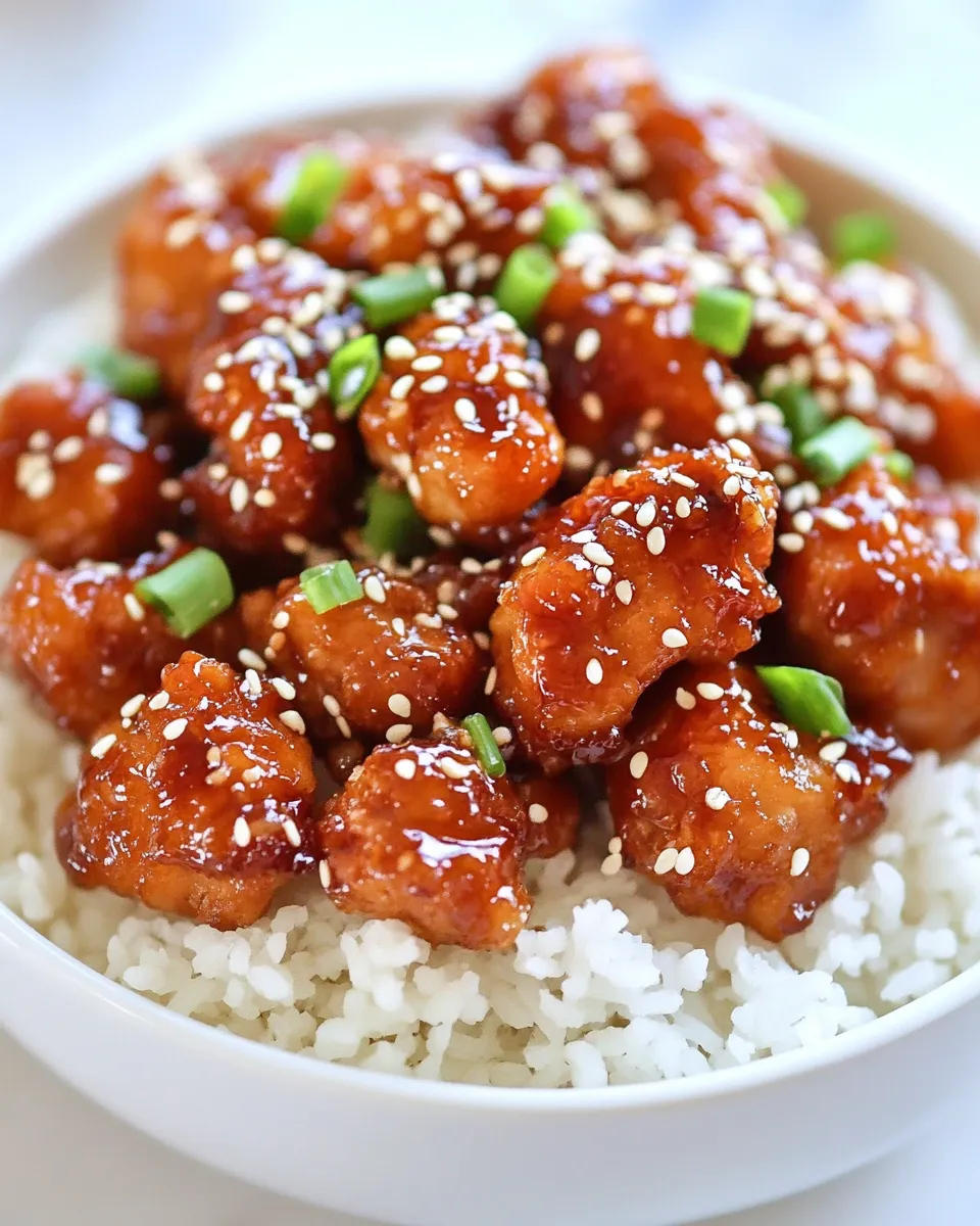 Easy Crispy Honey Sesame Chicken recipe photo