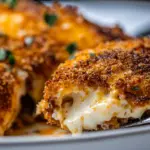 Homemade Crispy Mozzarella Parmesan Crusted Chicken photo