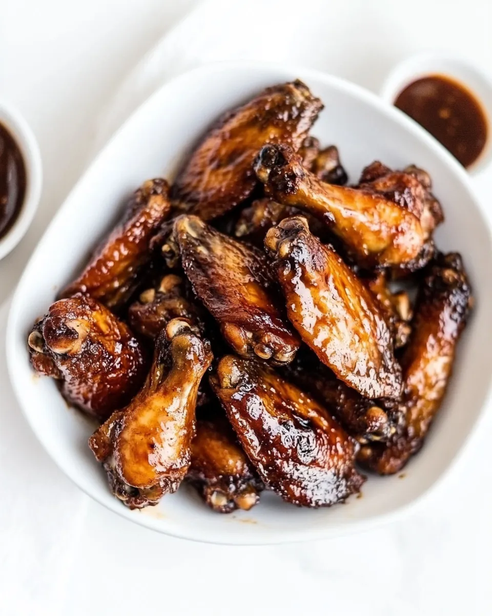 Delicious Crispy Smoked Chicken Wings Recipe shot
