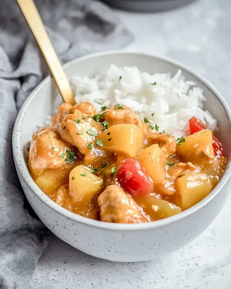 homemade Crock-Pot Sweet and Sour Chicken (4 Ingredient Meal) photo