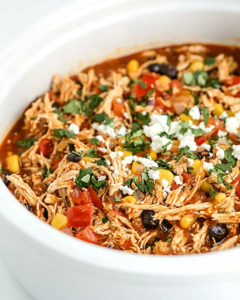 Classic Crockpot Mexican Shredded Chicken image