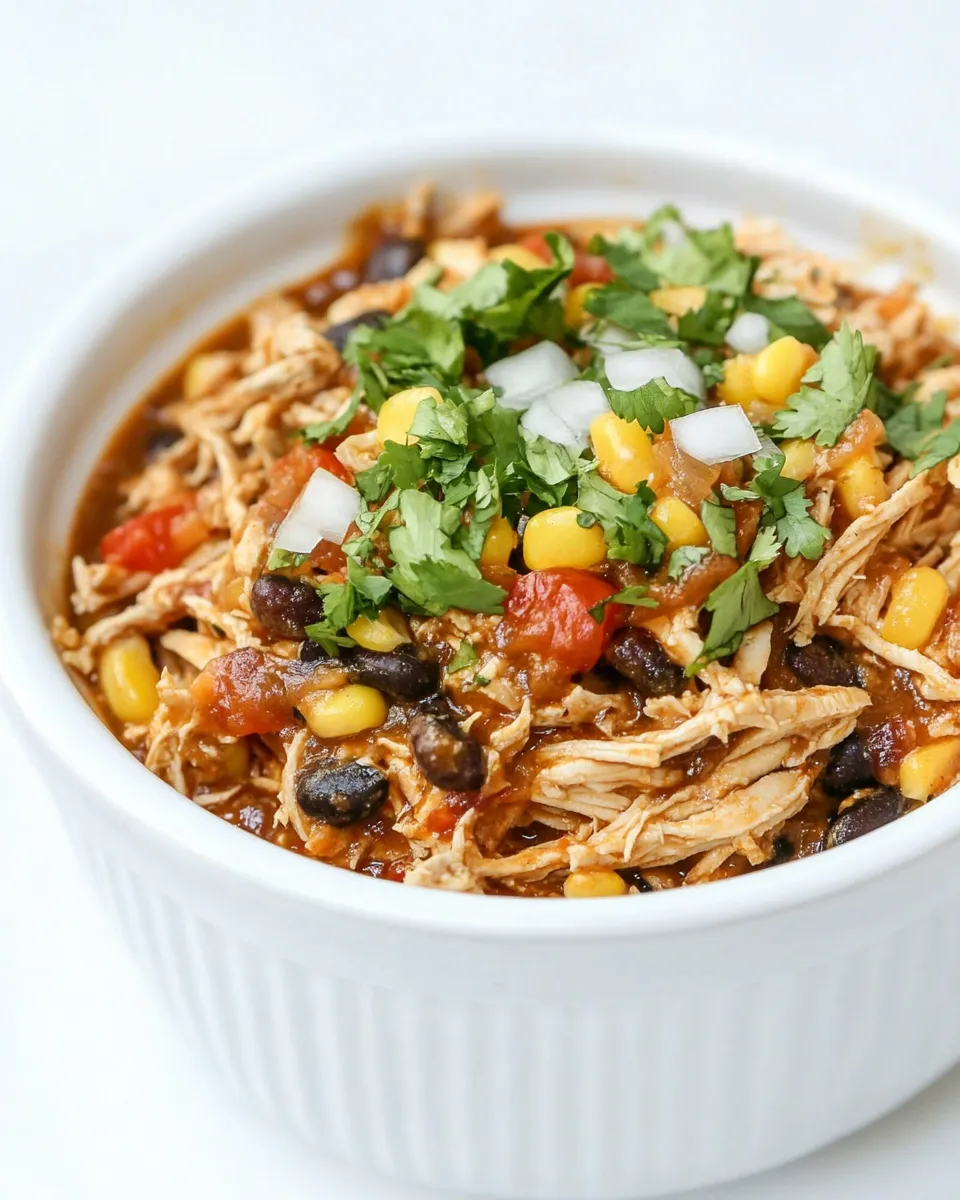 Easy Crockpot Mexican Shredded Chicken recipe photo