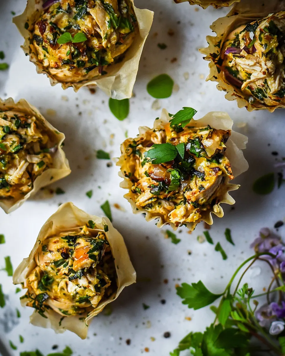 Classic Curried Chicken Salad Phyllo Cups image