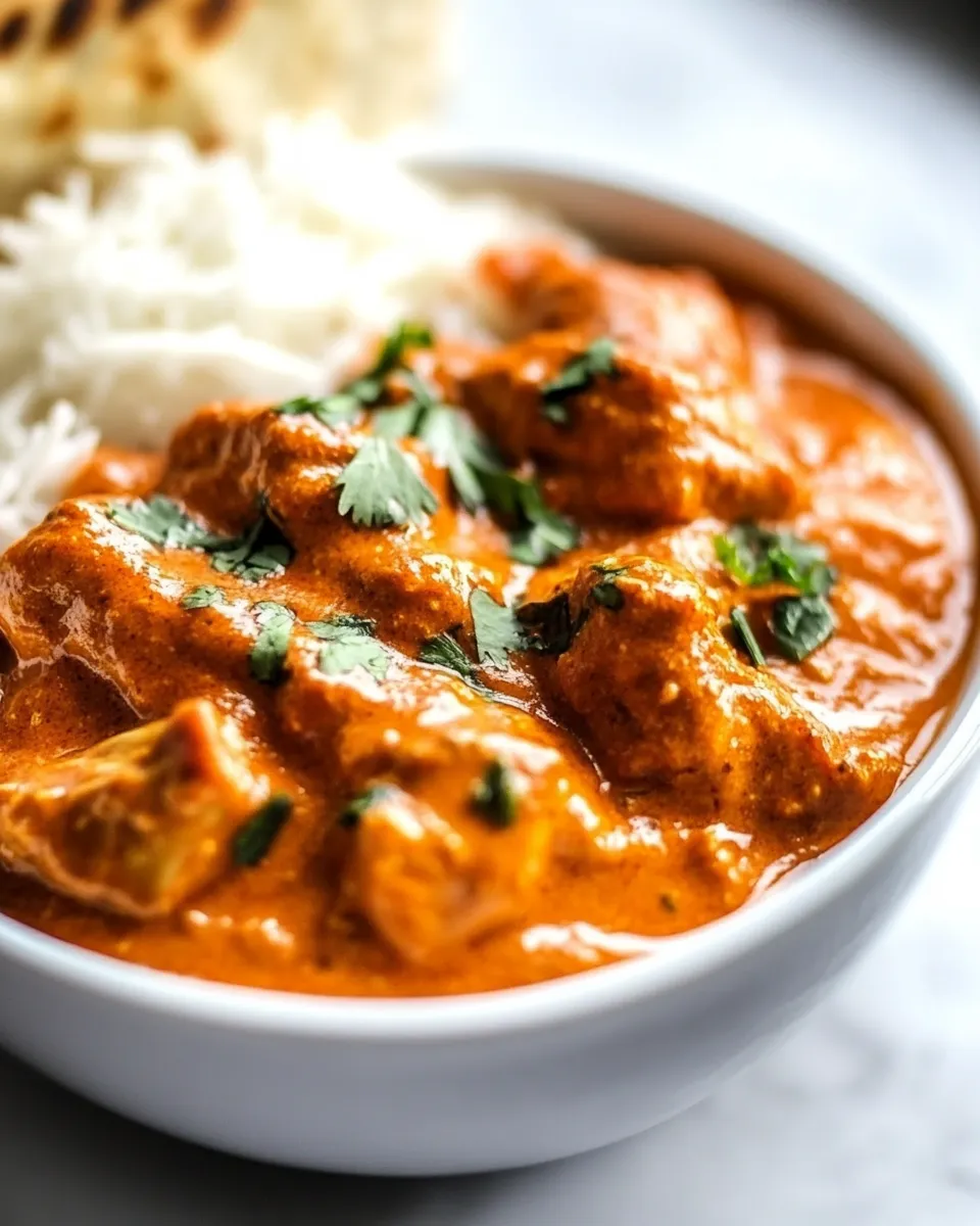 Quick Easy 20 Minute Butter Chicken dish photo