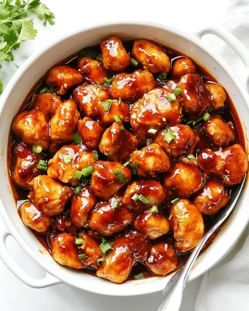 Quick Easy Apricot Chicken Recipe shot