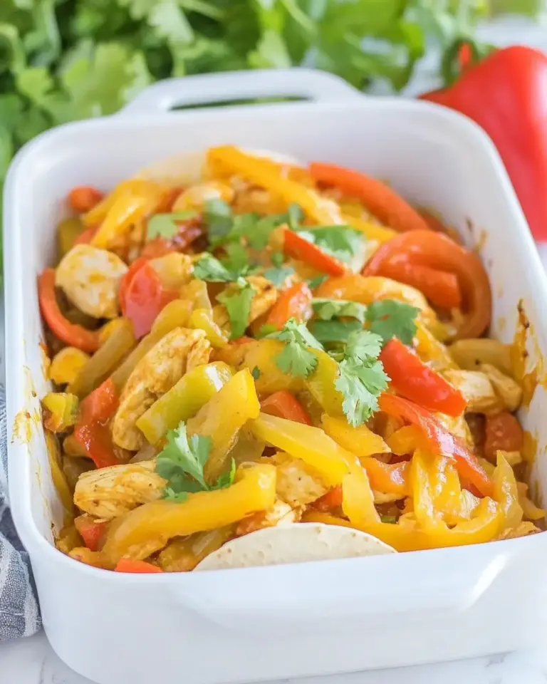 Homemade Easy Baked Chicken Fajitas photo