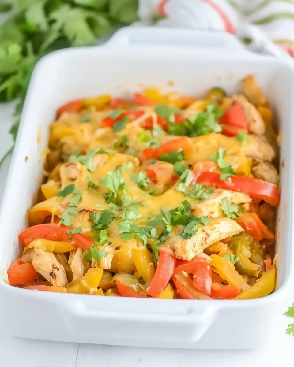 Classic Easy Baked Chicken Fajitas image