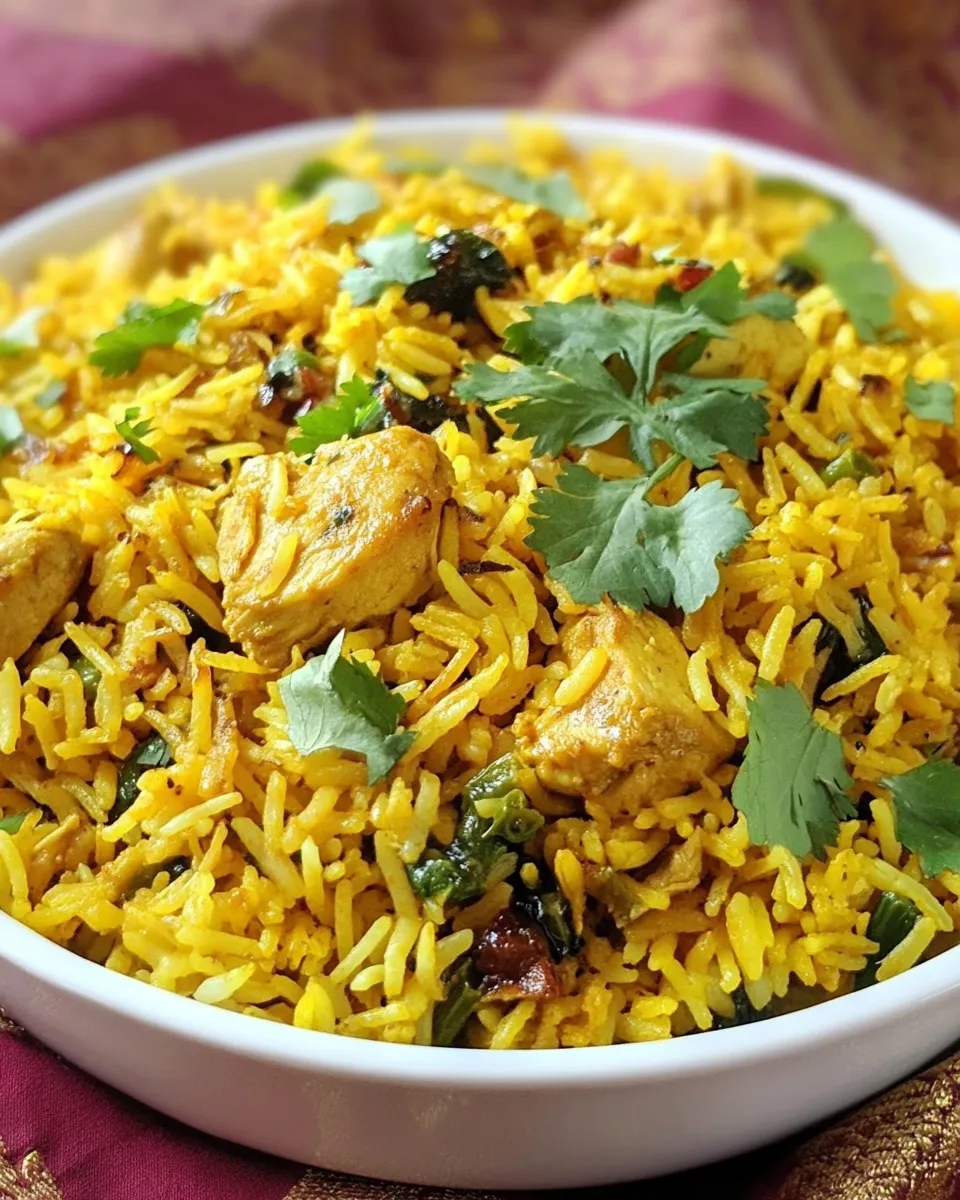 Quick Easy Chicken Biryani dish photo
