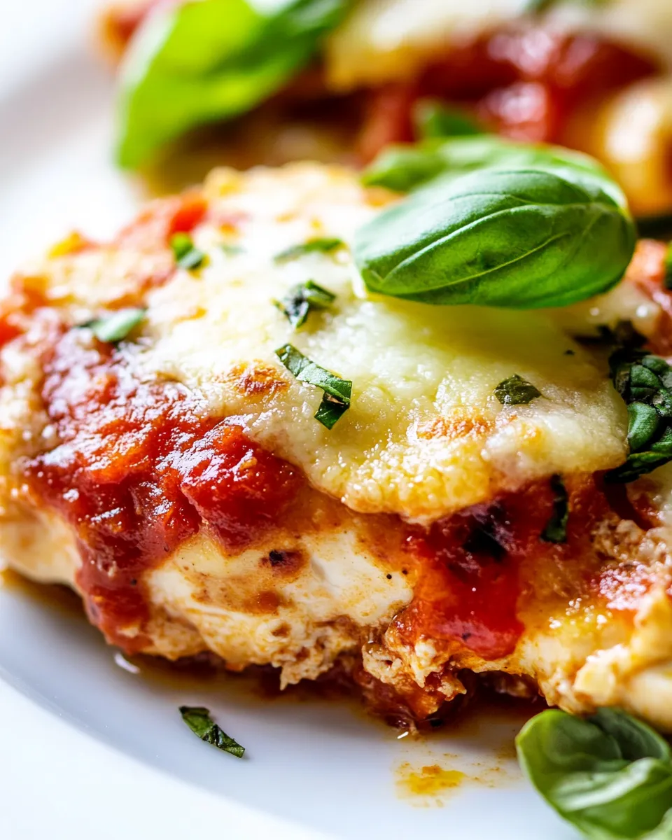 Delicious Easy Chicken Parmesan Recipe plate image