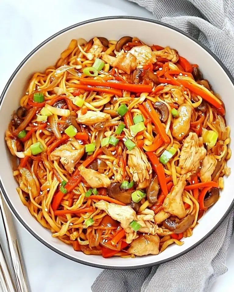 Homemade Easy Chicken Yakisoba Recipe photo
