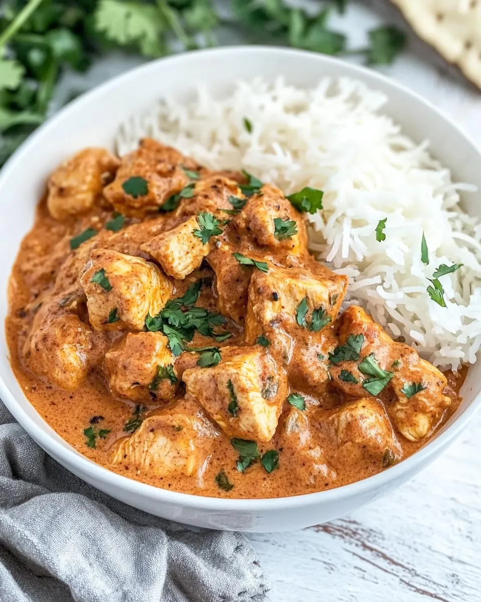 Classic Easy Crockpot Chicken Tikka Masala image