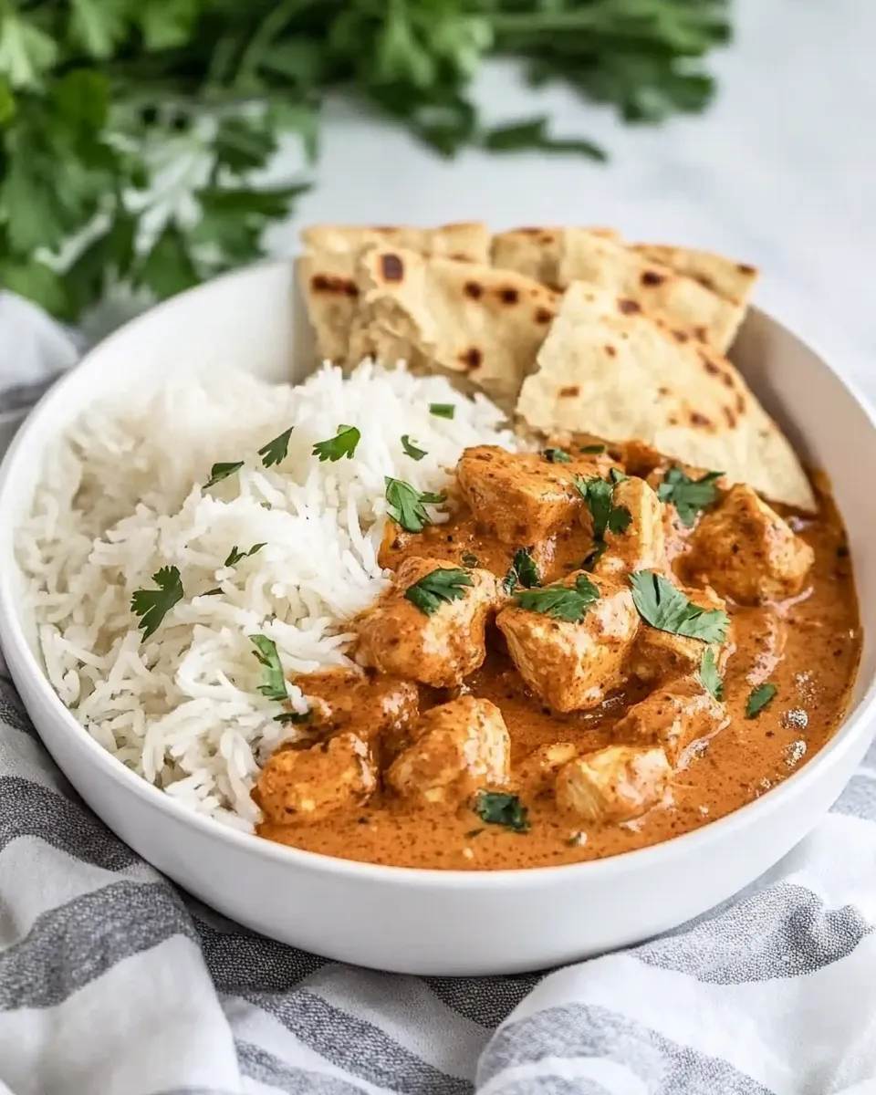 Delicious Easy Crockpot Chicken Tikka Masala shot