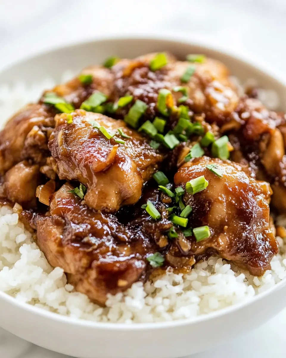 Homemade Filipino Chicken Adobo photo