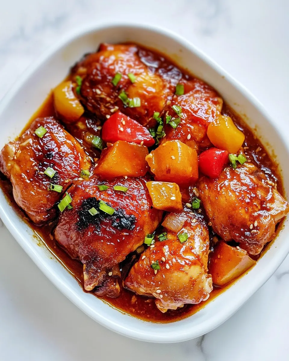Classic Filipino Chicken Asado image