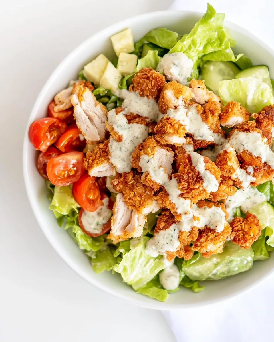 Classic Fried Chicken Salad image