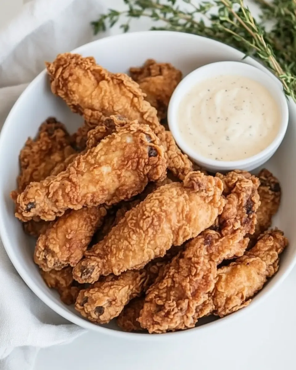 Classic Fried Chicken Tenders Recipe image