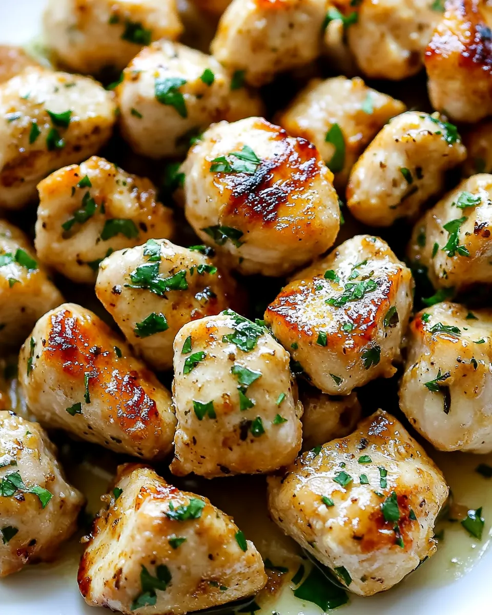 easy Garlic Butter Chicken Bites (15-Minute Recipe!) picture