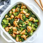 homemade Garlic Chicken and Broccoli Cashew Stir Fry photo