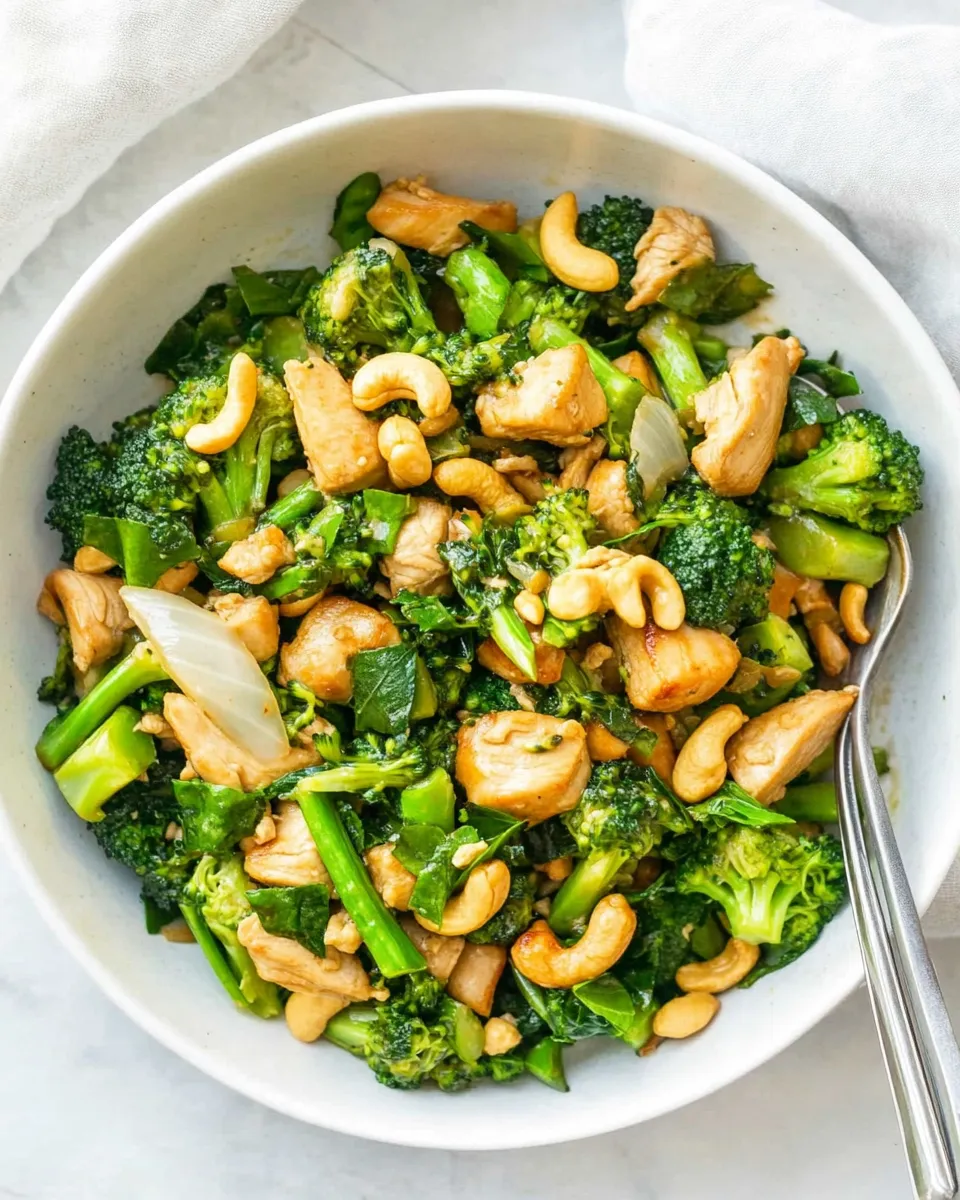classic Garlic Chicken and Broccoli Cashew Stir Fry image