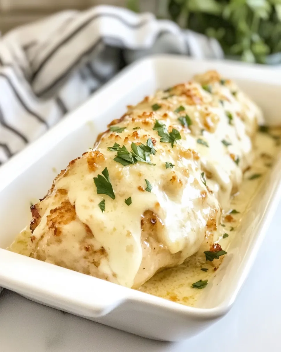 Delicious Garlic Parmesan Chicken shot