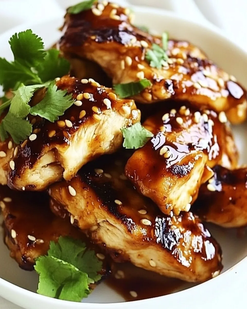 Delicious Garlic Sriracha Chicken dish photo