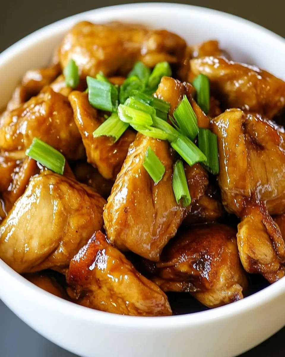 delicious Ginger Soy Chicken (Instant Pot) dish photo