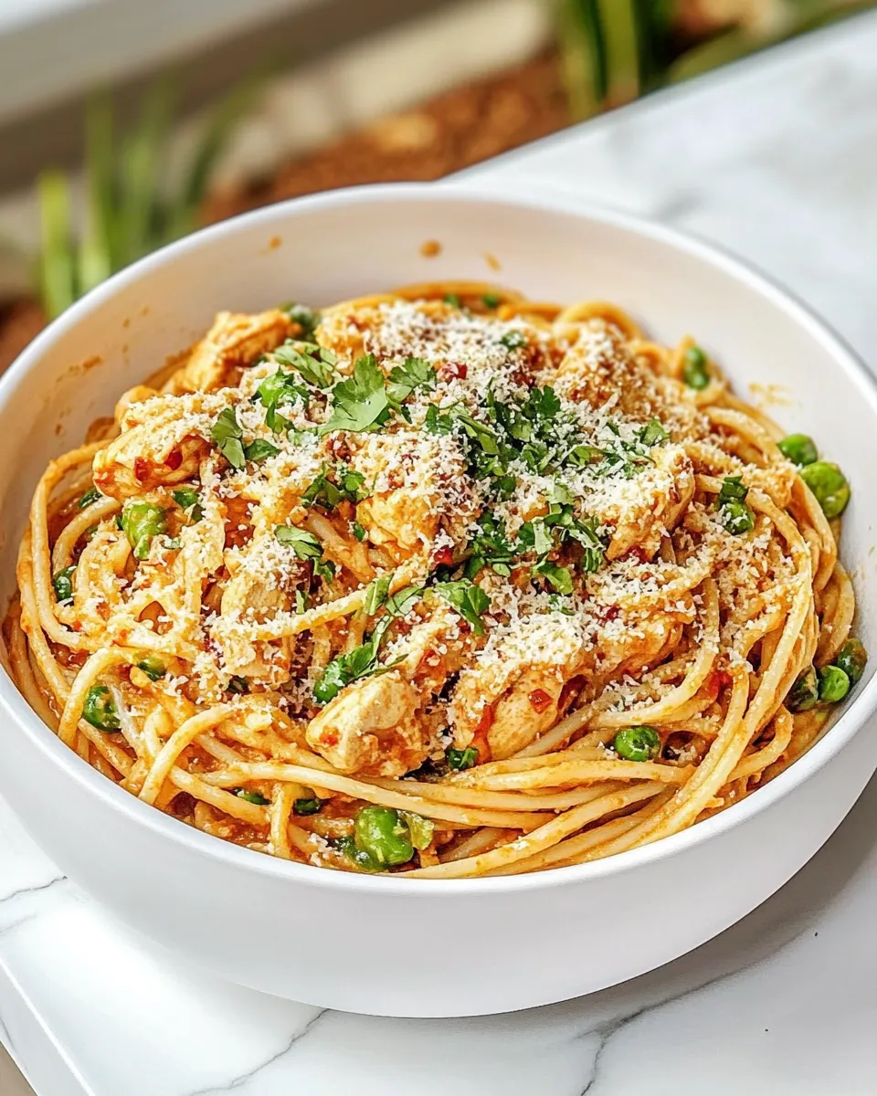 Homemade Gochujang Chicken Pasta photo