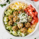 Homemade Greek Chicken Meatballs photo