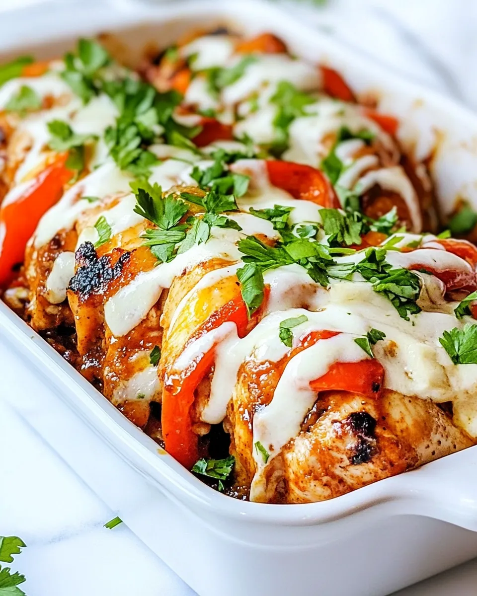 Classic Hasselback Fajita Chicken image