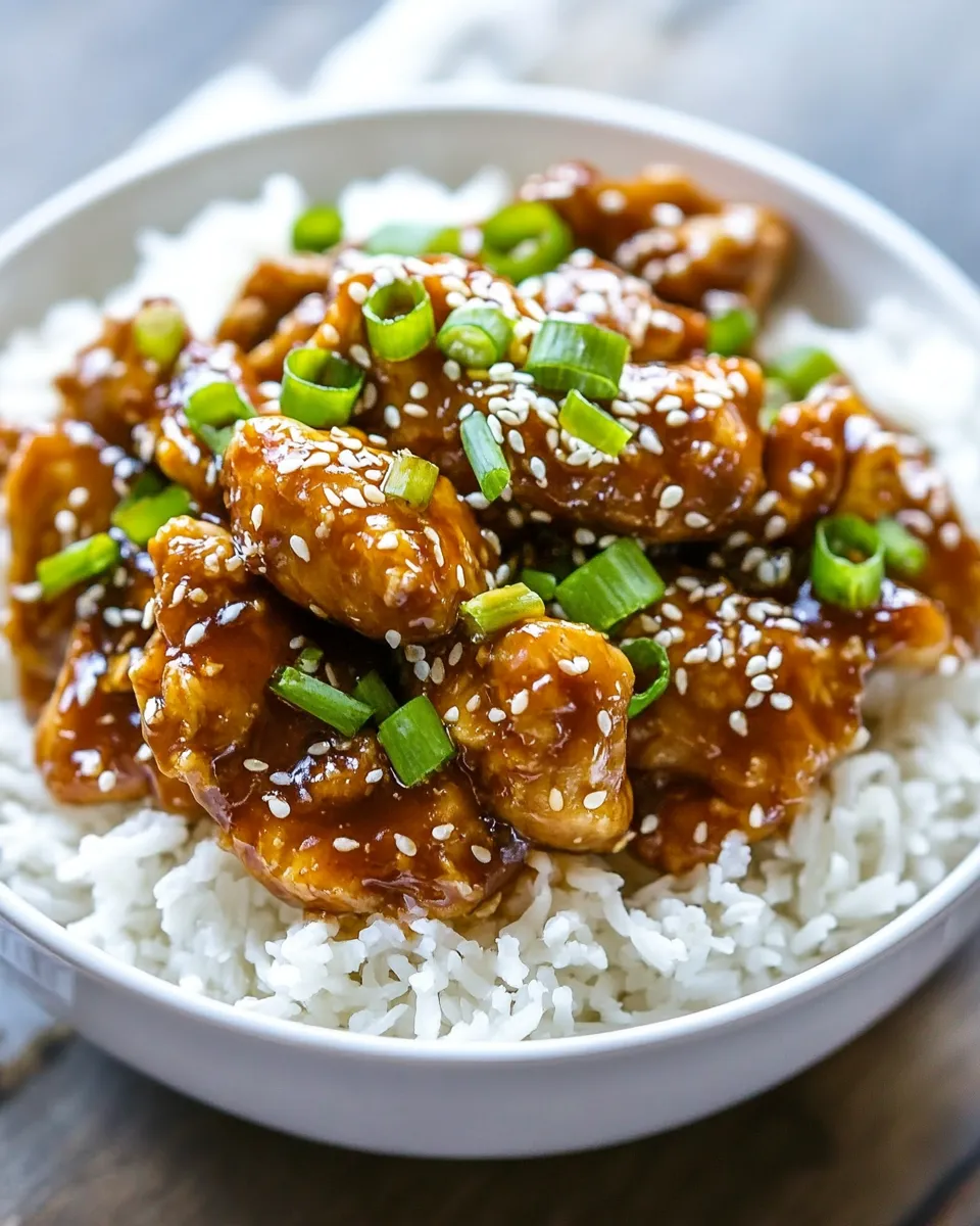 delicious Healthier 20 Minute Sesame Chicken shot