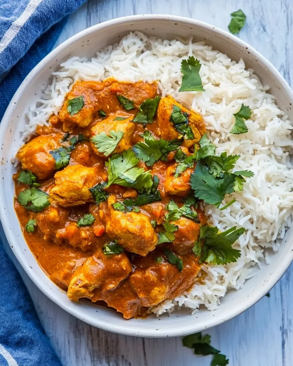 classic Healthy Almond Milk Chicken Curry (Dairy Free) image