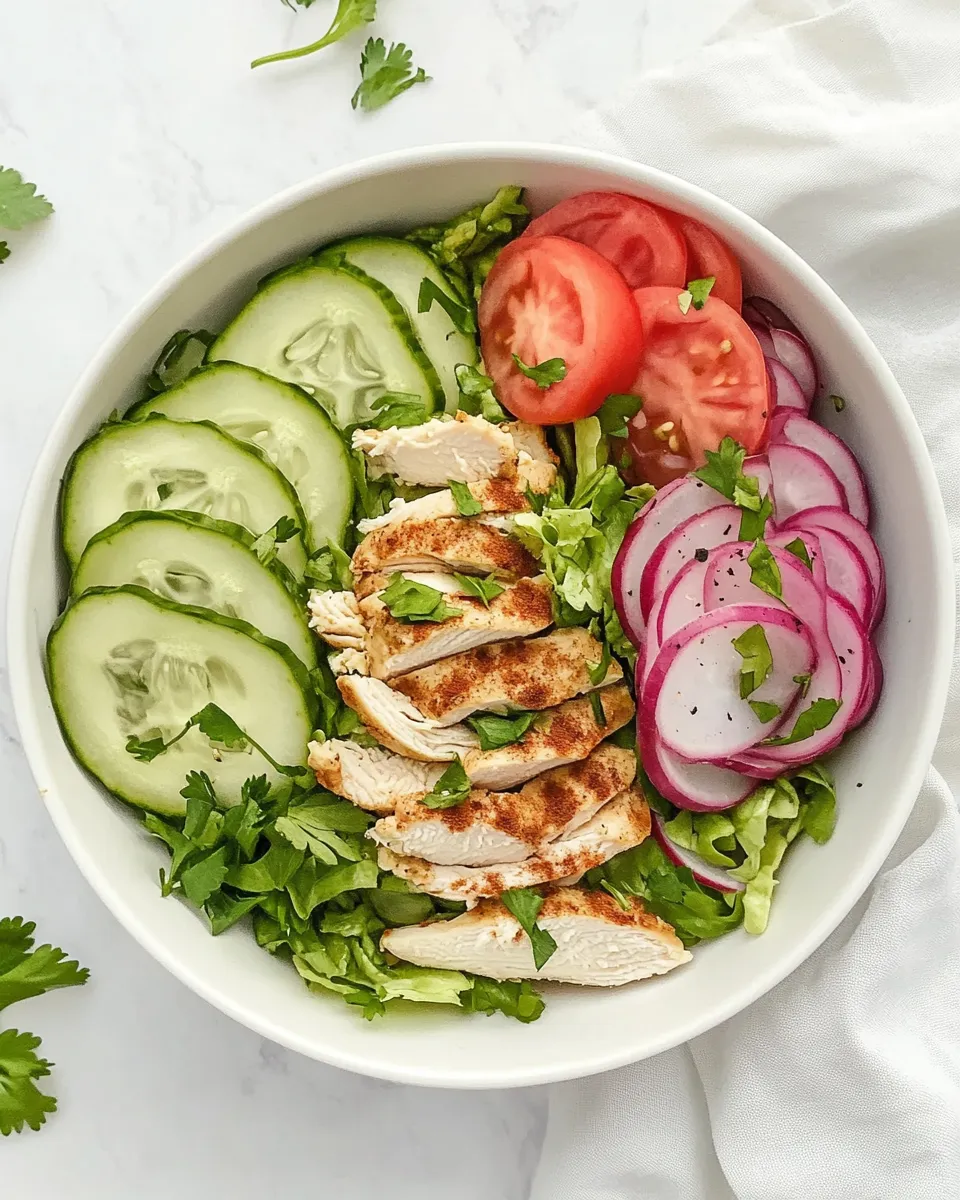 Classic High-Protein Hummus Chicken Salad image
