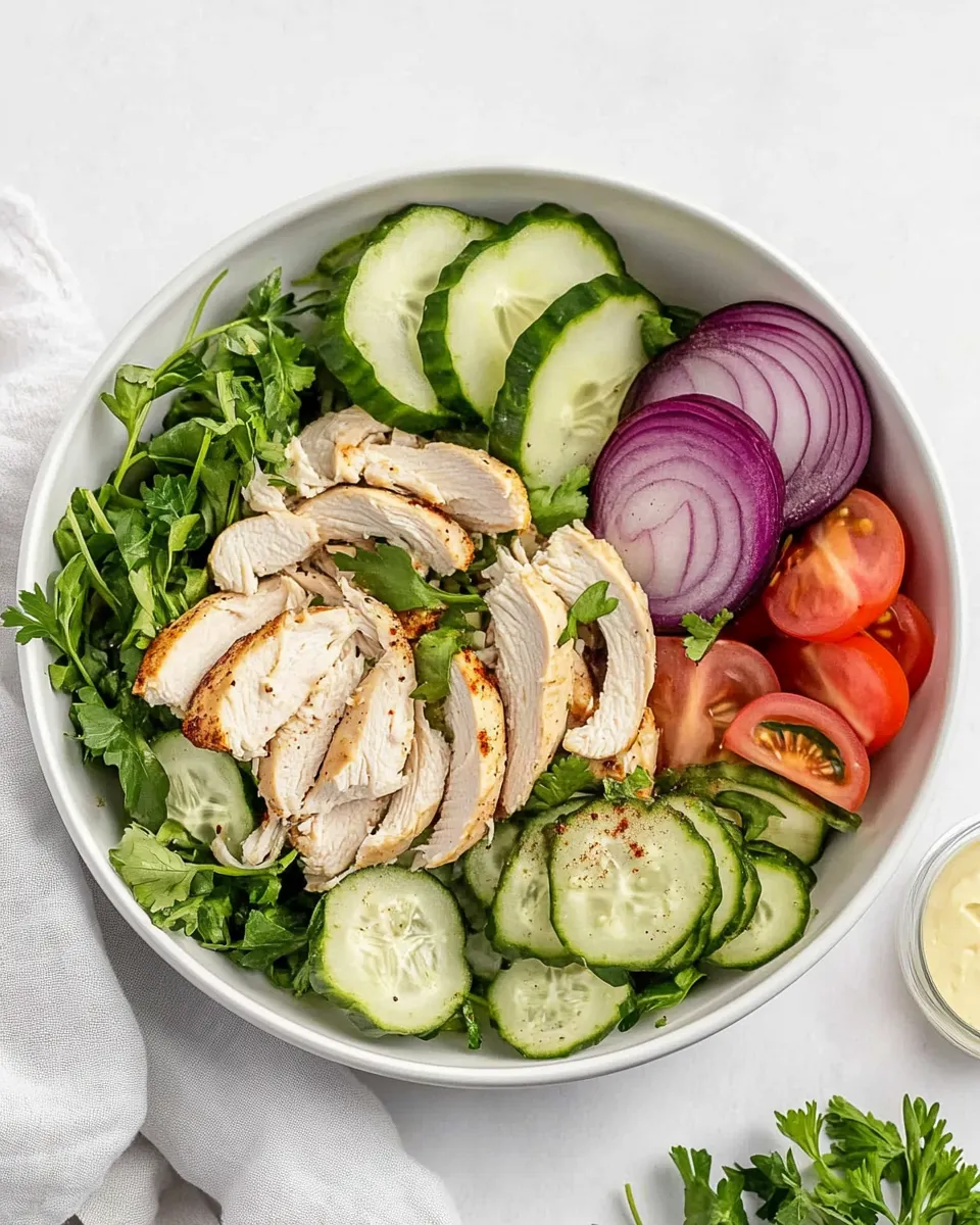 Easy High-Protein Hummus Chicken Salad picture