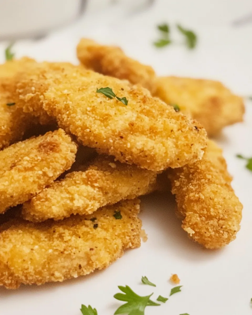 delicious Homemade Chicken Tenders shot