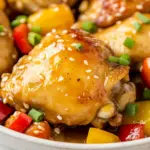 Homemade Honey Garlic Chicken Thigh Sheet Pan Recipe photo