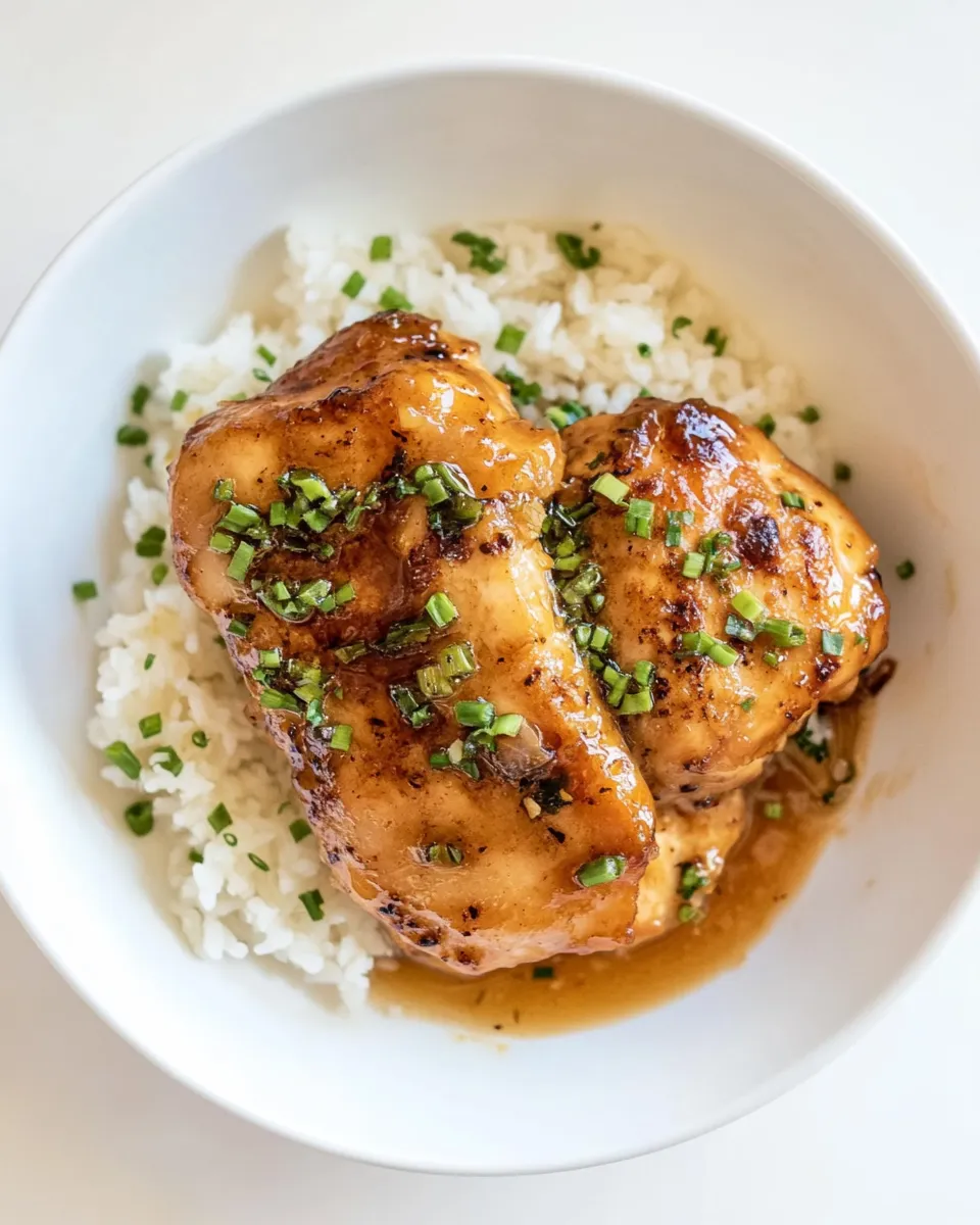 Classic Honey Garlic Soy Sauce Chicken image