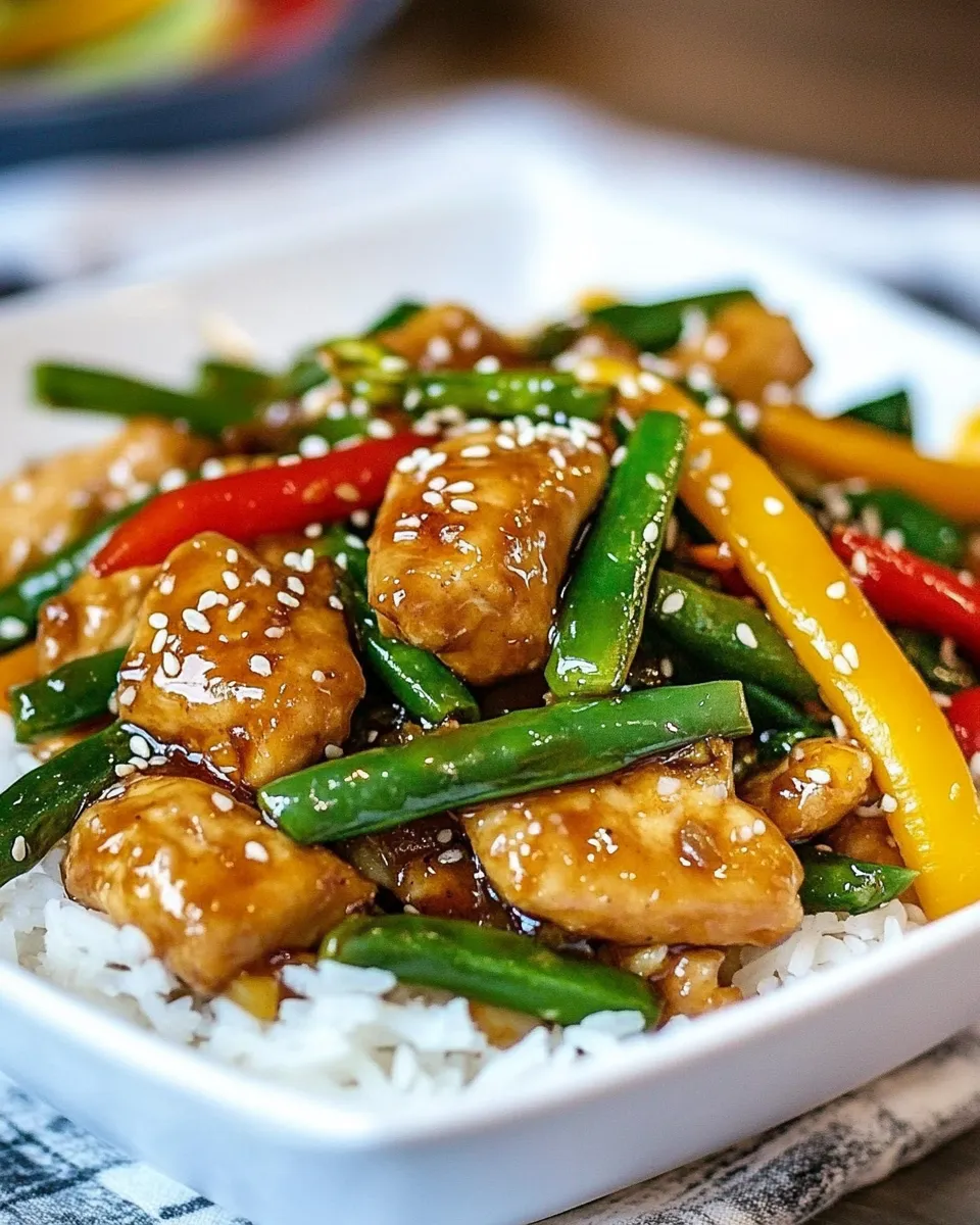 Easy Honey Sesame Chicken Stir Fry recipe photo