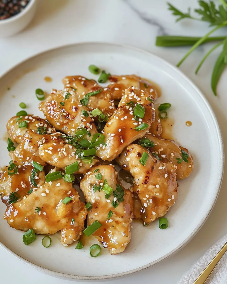 Homemade Honey Sriracha Chicken photo
