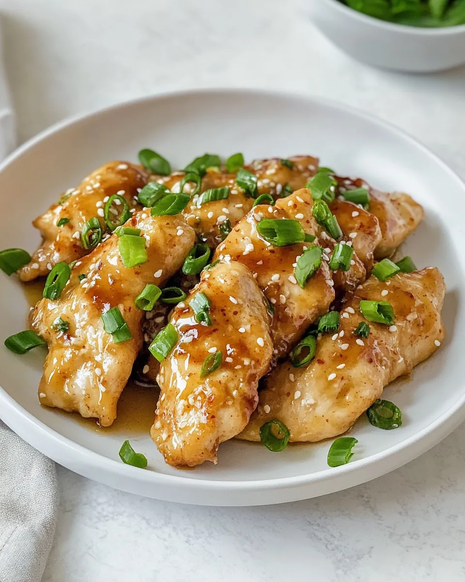 Delicious Honey Sriracha Chicken dish photo