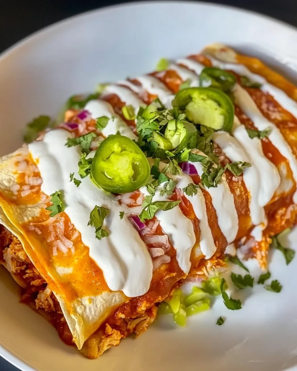 Easy How To Make Chicken Enchiladas recipe photo