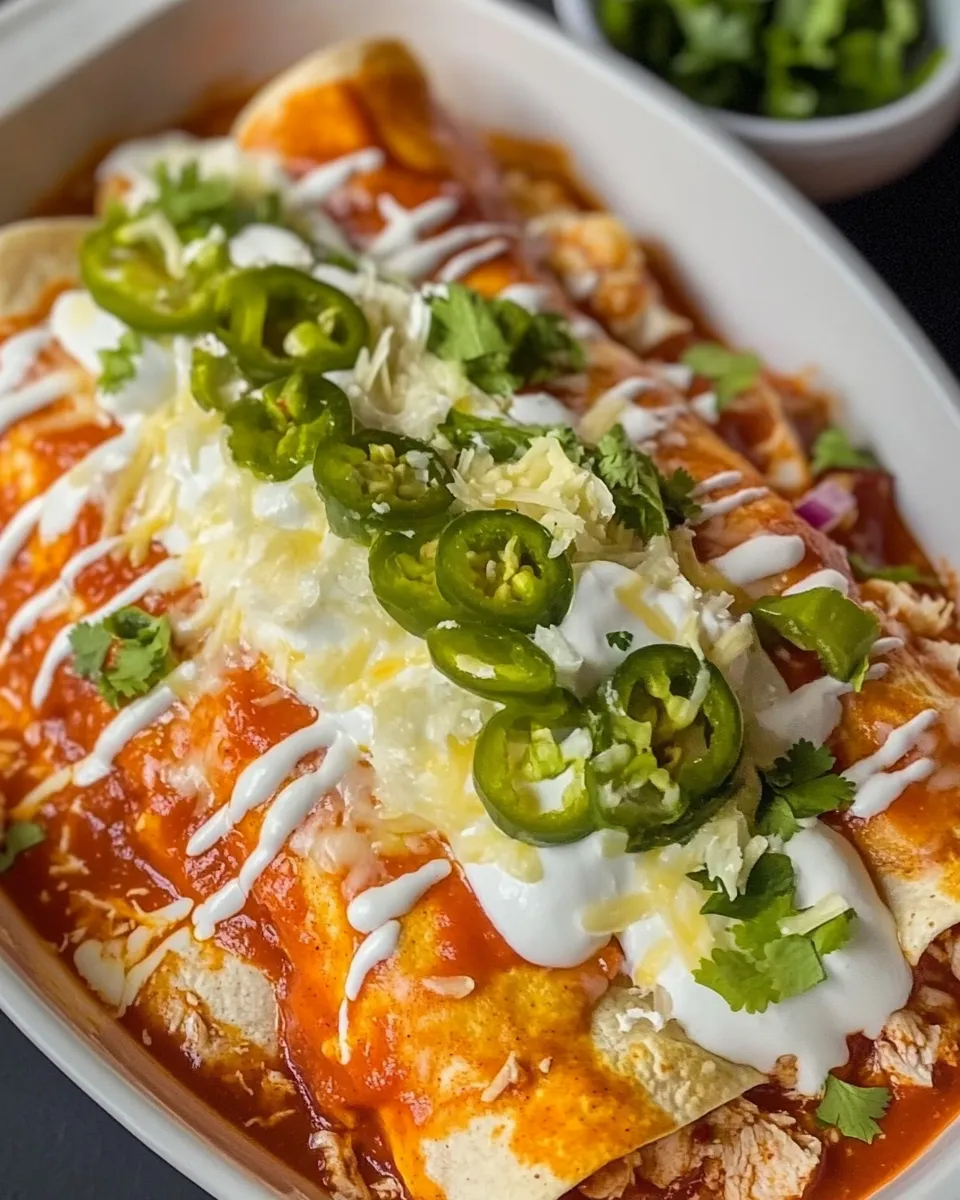 Delicious How To Make Chicken Enchiladas dish photo