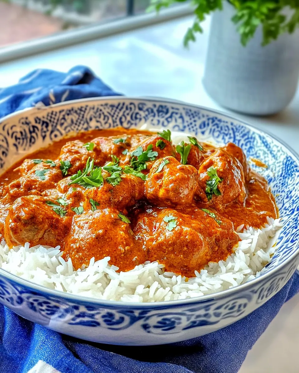 delicious Indian Butter Chicken (Murgh Makhani) dish photo