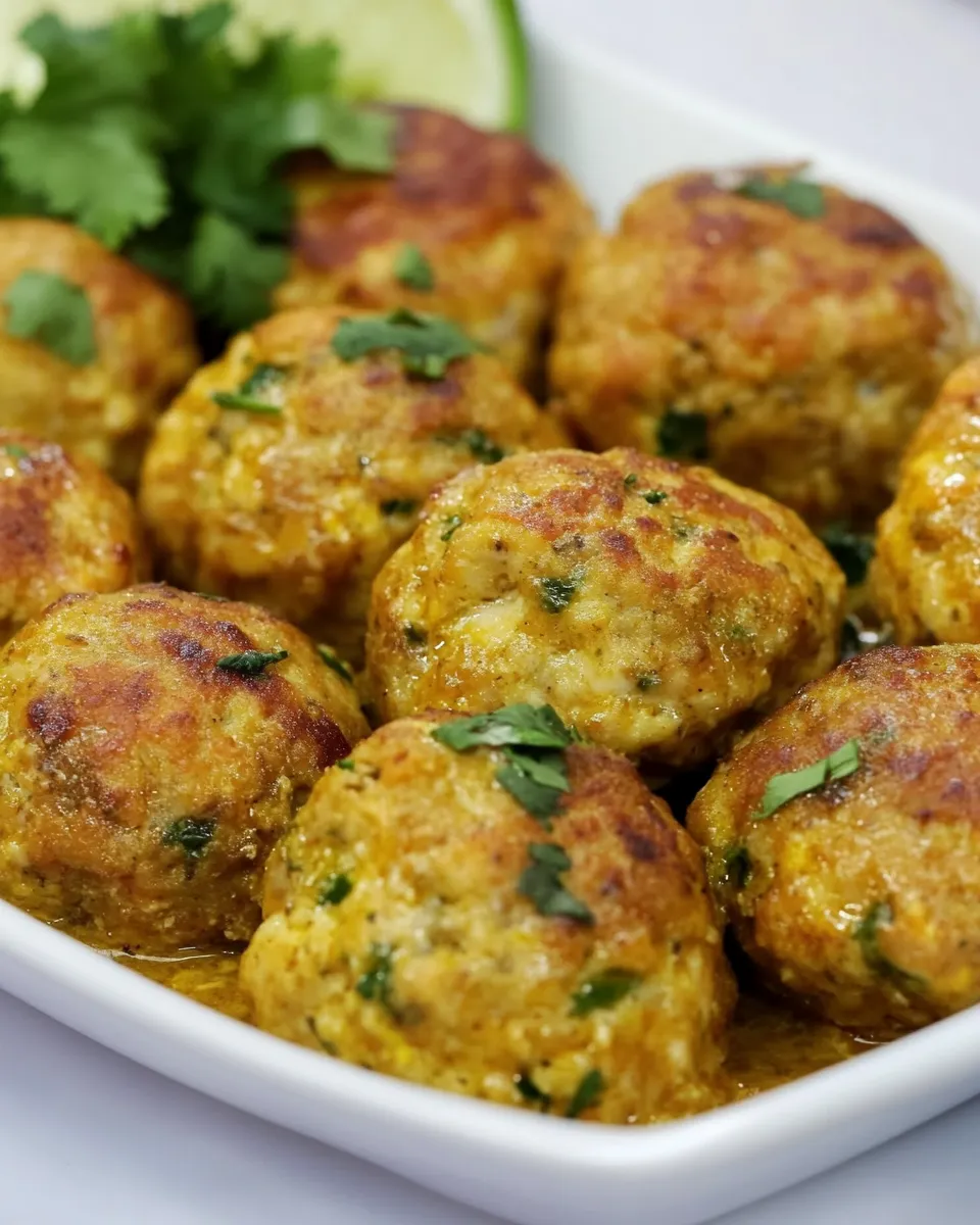 Classic Indian Chicken Meatballs recipe image