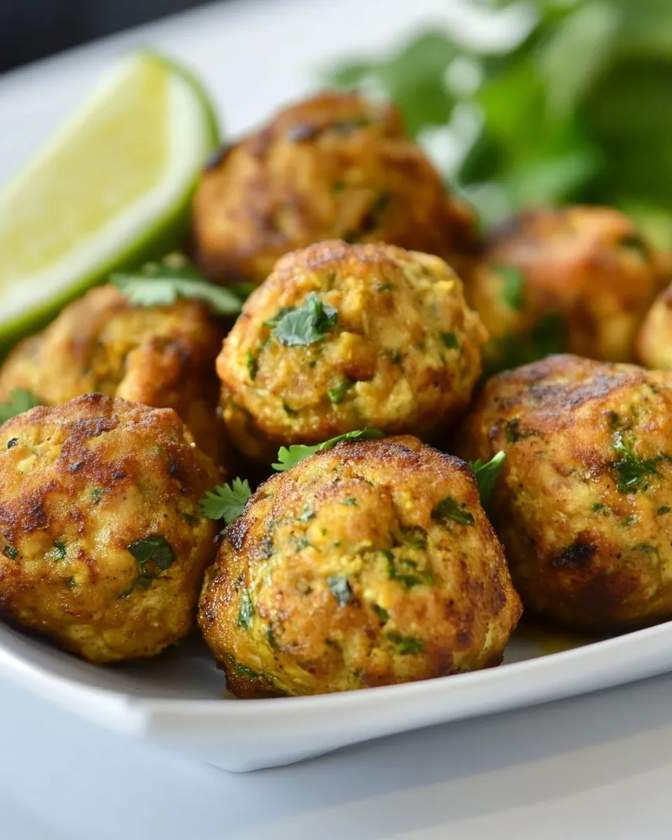 Easy Indian Chicken Meatballs dish photo