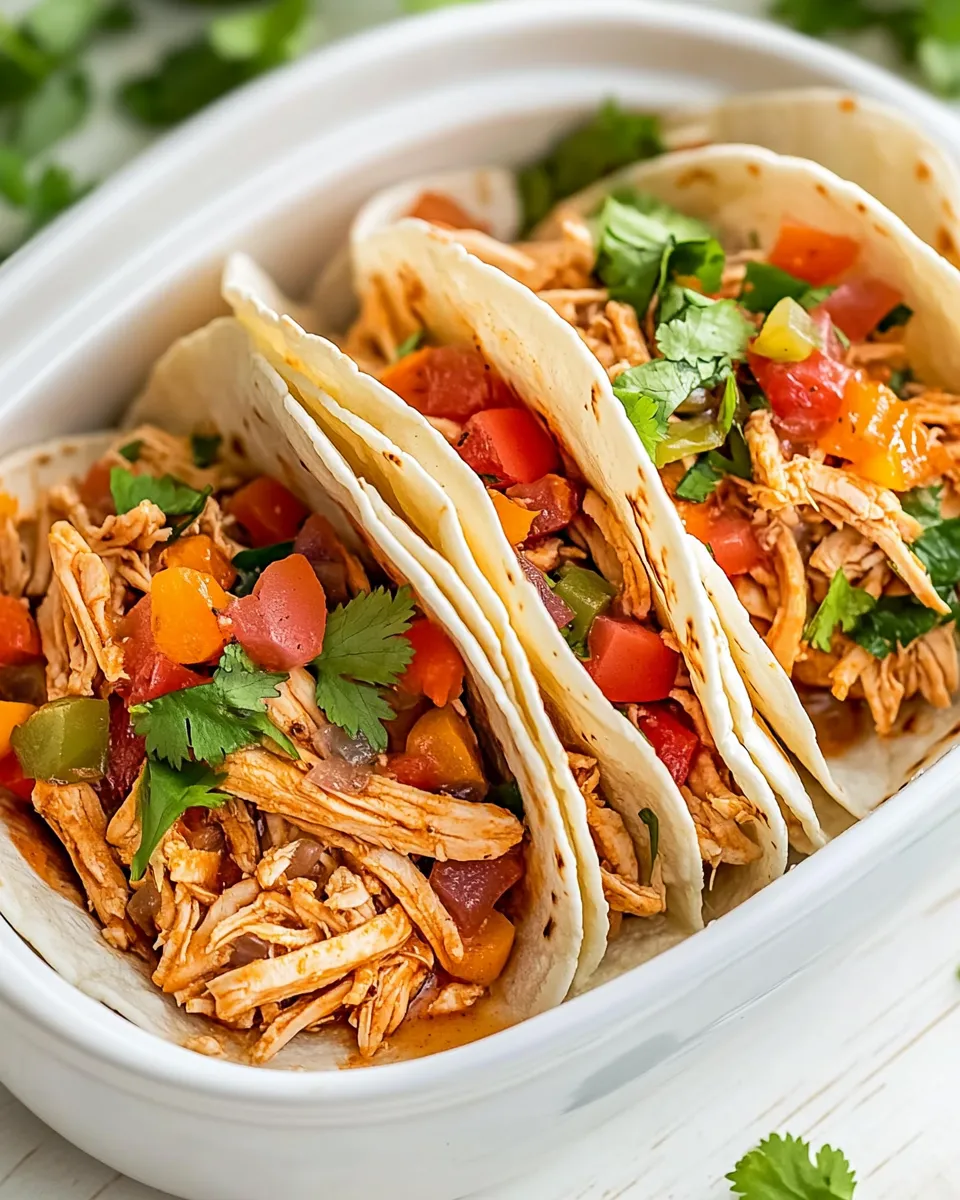 classic Instant Pot 5-Ingredient Chicken Tacos image
